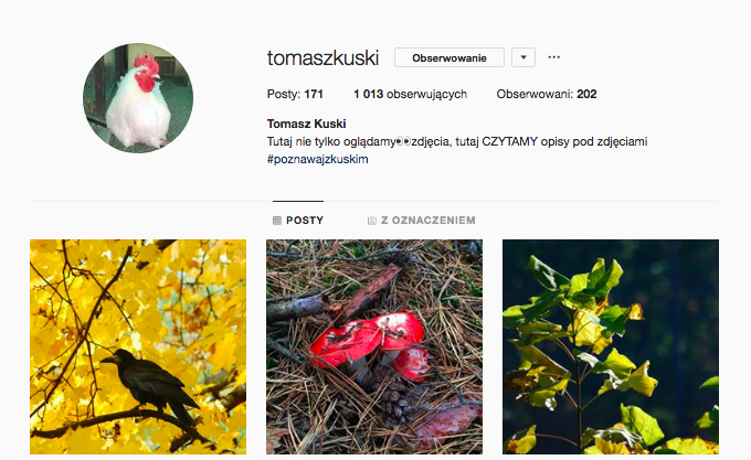 inspirujące profile na instagramie las w nas magda bębenek tomasz kuski